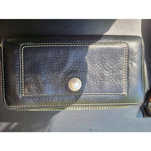 vintage black Coach purse/ wallet combo - Picture 9 of 12
